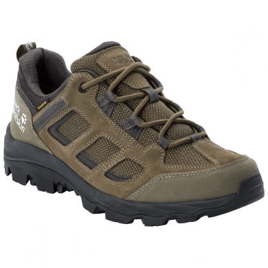 Jack Wolfskin Buty trekkingowe Vojo 3 Texapore Low (wodoodporne, oddychające) khaki zielone męskie